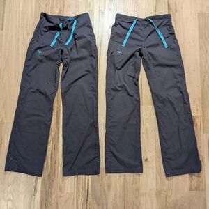 XS Tall Med Couture Signature Women's 5-Pocket STRETCH Drawstring Scrub Pants